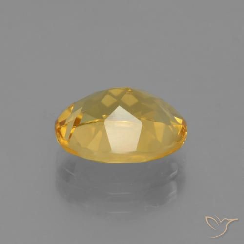 9,17 ctw natürlicher Mittelhelles Gold Citrin, Oval, VVS