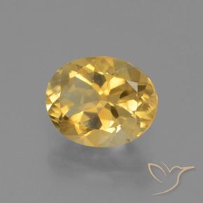 9,17 ctw natürlicher Helles Gold Citrin, Oval, VVS-VS