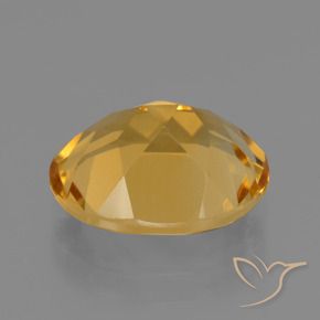 9,17 ctw natürlicher Mittel-Dunkelgold Citrin, Oval, VVS