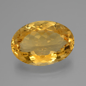 14,40 ctw natürlicher goldener Citrin, Oval Schliff, VVS