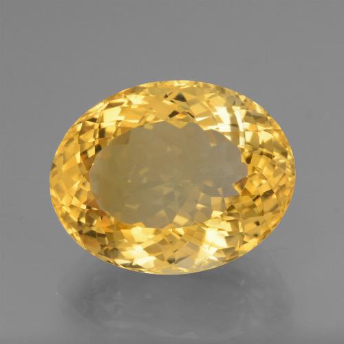 16,78 ctw natürlicher goldener Citrin, Oval Schliff, VVS