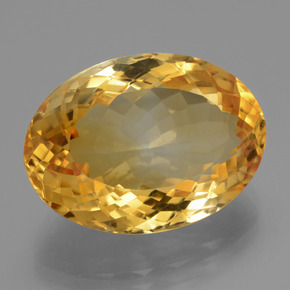 16,41 ctw natürlicher goldener Citrin, Oval Schliff, VVS