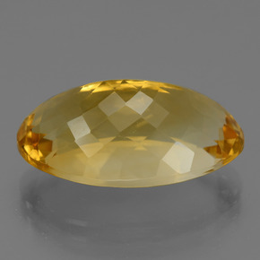 15,88 ctw natürlicher goldener Citrin, Oval Schliff, VVS