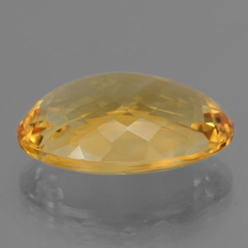 16,76 ctw natürlicher goldener Citrin, Oval Schliff, VVS