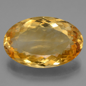 20,52 ctw natürlicher goldener Citrin, Oval Schliff, VVS