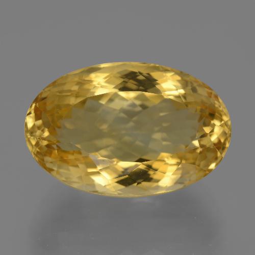 18,28 ctw natürlicher goldener Citrin, Oval Schliff, VVS