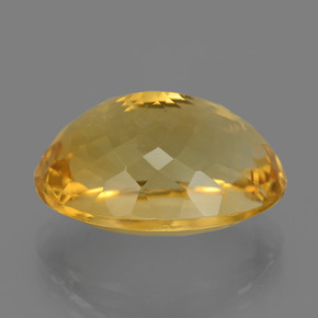 19,99 ctw natürlicher goldener Citrin, Oval Schliff, VVS