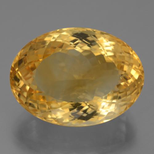 24,63 ctw natürlicher goldener Citrin, Oval Schliff, VVS