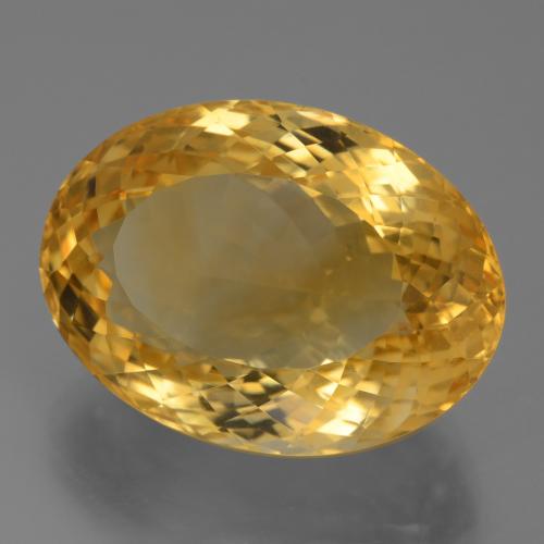 24,63 ctw natürlicher goldener Citrin, Oval Schliff, VVS