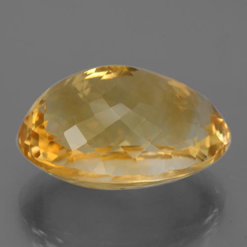 24,63 ctw natürlicher goldener Citrin, Oval Schliff, VVS