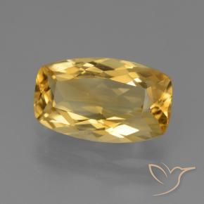 9,17 ctw natürlicher Mittelhelles Gold Citrin, Kissen, VS
