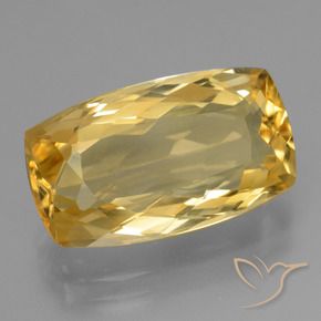 9,17 ctw natürlicher Mittel-Dunkelgold Citrin, Kissen, VVS