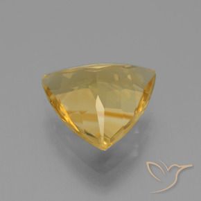 9,17 ctw natürlicher Mittelhelles Gold Citrin, Trillion, VVS