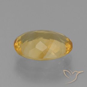 9,17 ctw natürlicher gold-orange Citrin, Oval, VS