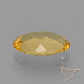9,17 ctw natürlicher gold-orange Citrin, Oval, VVS