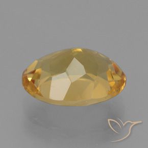 9,17 ctw natürlicher Tiefes Goldorange Citrin, Oval, VVS