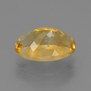 3,74 ctw natürlicher goldener Citrin, Oval Schliff, VVS