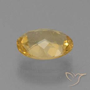 9,17 ctw natürlicher Mittel-Dunkelgold Citrin, Oval, VVS-VS
