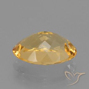 9,17 ctw natürlicher Hellorange-Gold Citrin, Oval, VVS