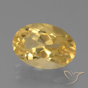 9,17 ctw natürlicher Mittleres Gold Citrin, Oval, VVS