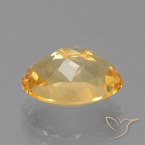 9,17 ctw natürlicher Hellorange-Gold Citrin, Oval, VS