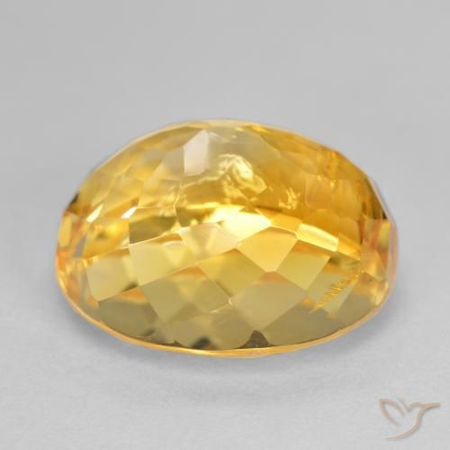 9,17 ctw natürlicher Mittleres Gold Citrin, Oval, SI