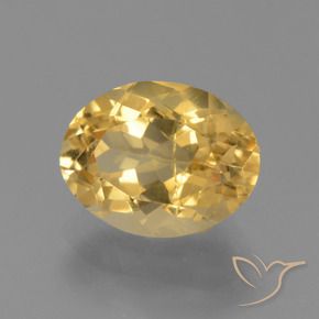 9,17 ctw natürlicher Mittleres Gold Citrin, Oval, VS