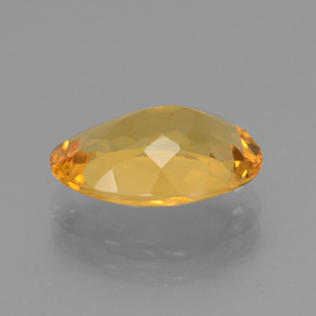 3,18 ctw natürlicher goldener Citrin, Oval Schliff, VVS