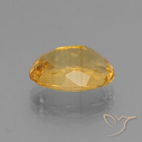 9,17 ctw natürlicher Mittel-Dunkelgold Citrin, Oval, VVS