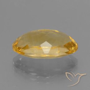 9,17 ctw natürlicher Tiefes Goldorange Citrin, Oval, VVS