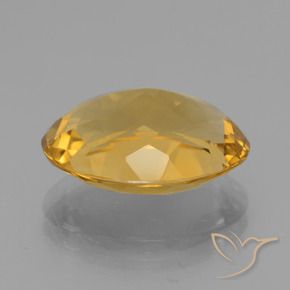 9,17 ctw natürlicher Dunkelgolden Citrin, Oval, VS