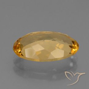 9,17 ctw natürlicher Orange-Gold Citrin, Oval, VVS