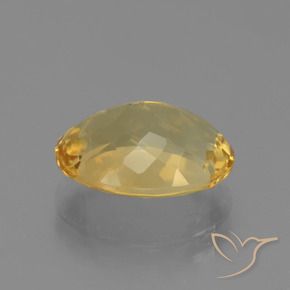 9,17 ctw natürlicher Golden Citrin, Oval, VVS-VS