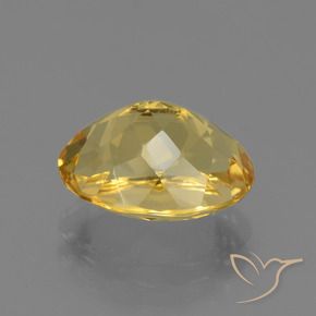 9,17 ctw natürlicher Mittelgold Citrin, Oval, VVS