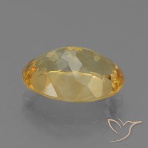 9,17 ctw natürlicher gold-orange Citrin, Oval, VVS-VS
