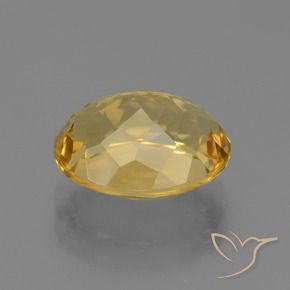 9,17 ctw natürlicher gold-orange Citrin, Oval, VVS