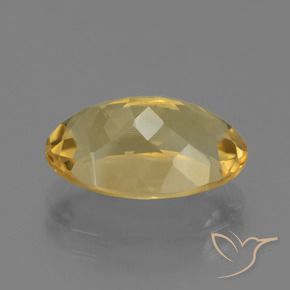 9,17 ctw natürlicher hellgolden Citrin, Oval, VVS