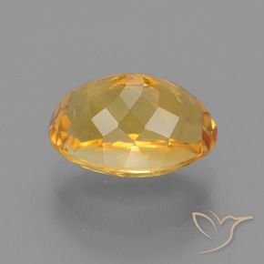 9,17 ctw natürlicher Mittelgold Citrin, Oval, VVS