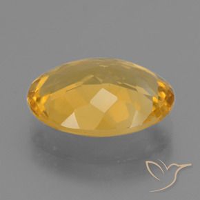 9,17 ctw natürlicher Orange-Gold Citrin, Oval, VS
