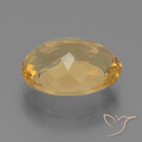 9,17 ctw natürlicher Mittleres Gold Citrin, Oval, VVS-VS