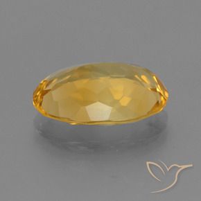 9,17 ctw natürlicher Helles Gold Citrin, Oval, VVS