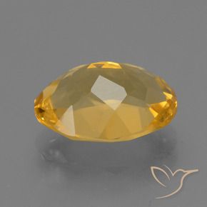 9,17 ctw natürlicher Dunkelgolden Citrin, Oval, VVS