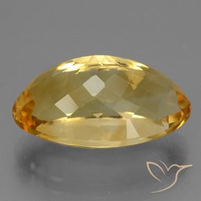 9,17 ctw natürlicher Dunkelgolden Citrin, Oval, VVS