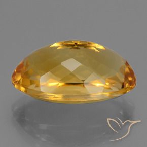 9,17 ctw natürlicher Dunkelorange-Gold Citrin, Oval, VVS-VS
