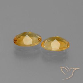 1.82 ct natürliche Mittel-Helles Orange-Gold Citrin-Edelsteine, Oval, VS