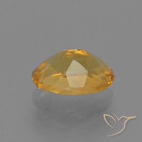 9,17 ctw natürlicher Tiefes Goldorange Citrin, Oval, VS