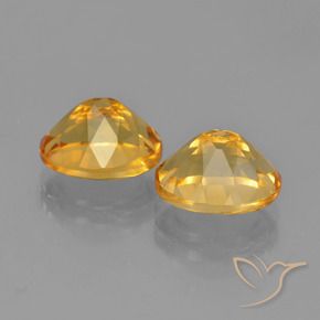 5.50 ct natürliche Dunkelgolden Citrin-Edelsteine, Oval, VVS-VS