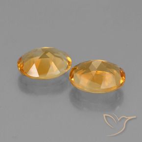 4.46 ct natürliche Mittel-Dunkelgold Citrin-Edelsteine, Oval, VVS-VS