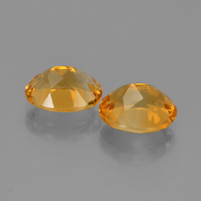 4.78 ct natürliche Mittelorange Citrin-Edelsteine, Oval Schliff, VVS-VS