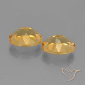 4.80 ct natürliche Mittel-Dunkelgold Citrin-Edelsteine, Oval, VS